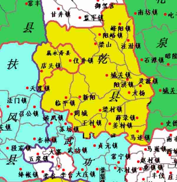 咸阳3区、兴平、武功、乾县31镇人口、土地、工业…基本统计