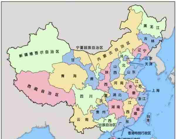中国34个省级行政区划简称及由来