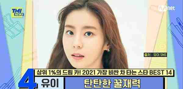 韩国节目公开：2021年拥有超贵名车的韩星TOP10